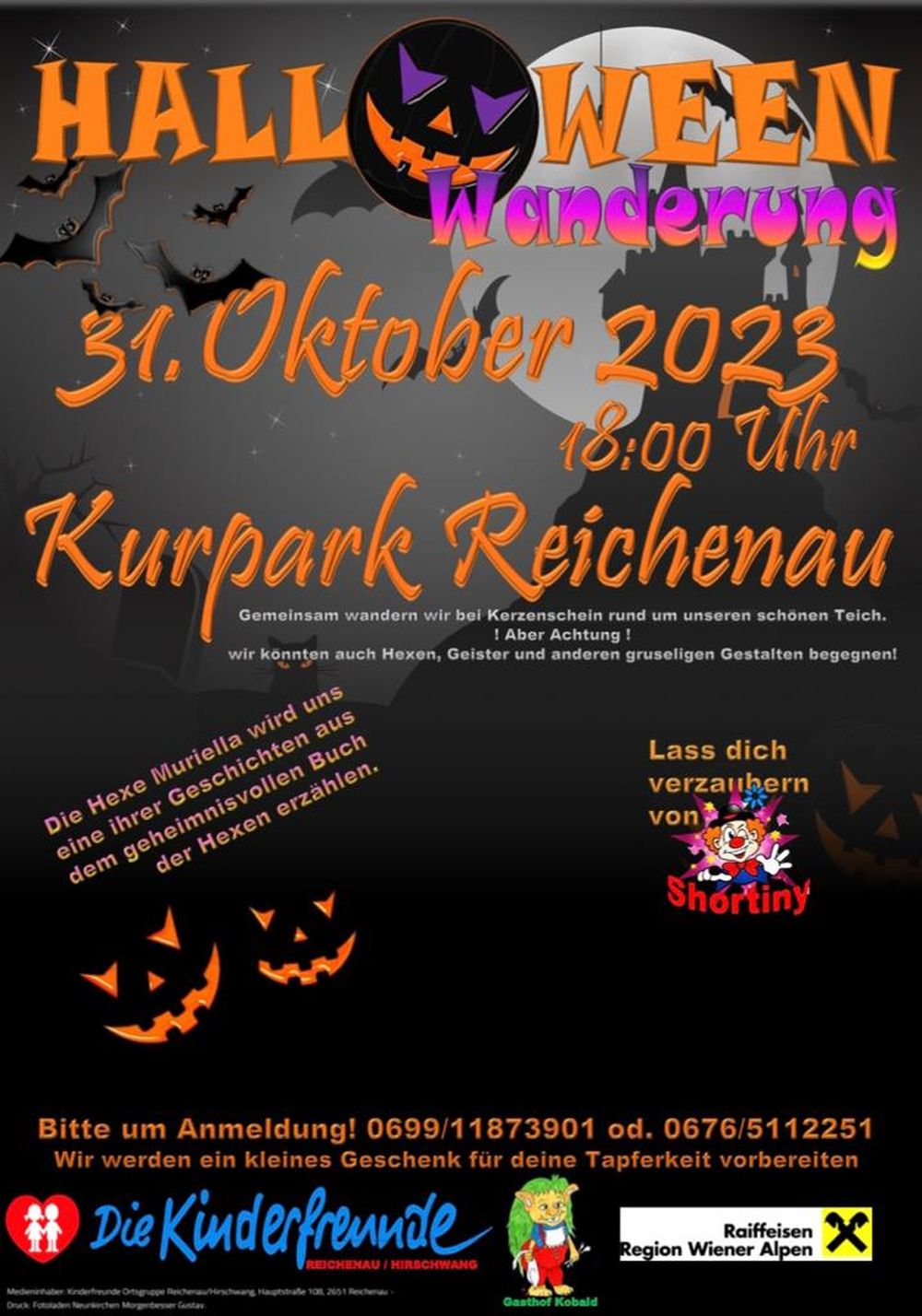 Foto zur Veranstaltung Halloween-Wanderung der Kinderfreunde Reichenau-Hirschwang
